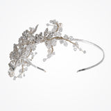 Lacey floral crystal bridal headband - Liberty in Love