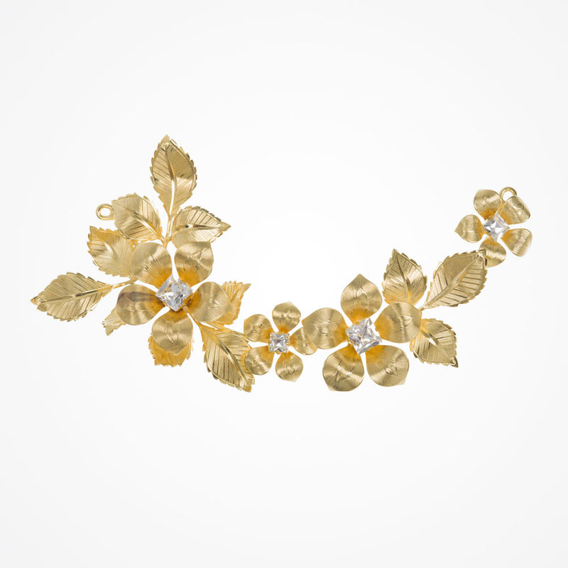 Lara golden crystal vine of blossoms - Liberty in Love