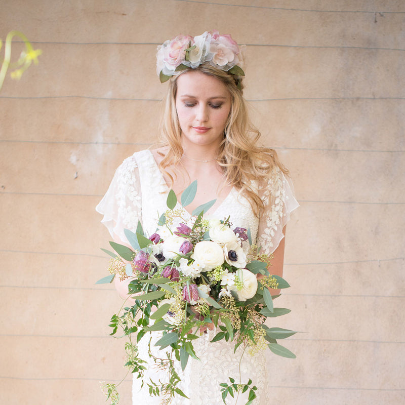 Laura silk floral crown - Liberty in Love