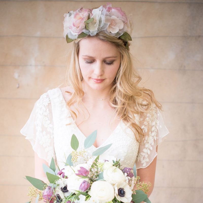 Laura silk floral crown - Liberty in Love