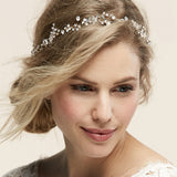 Leslie daisies and sprigs headpiece - Liberty in Love