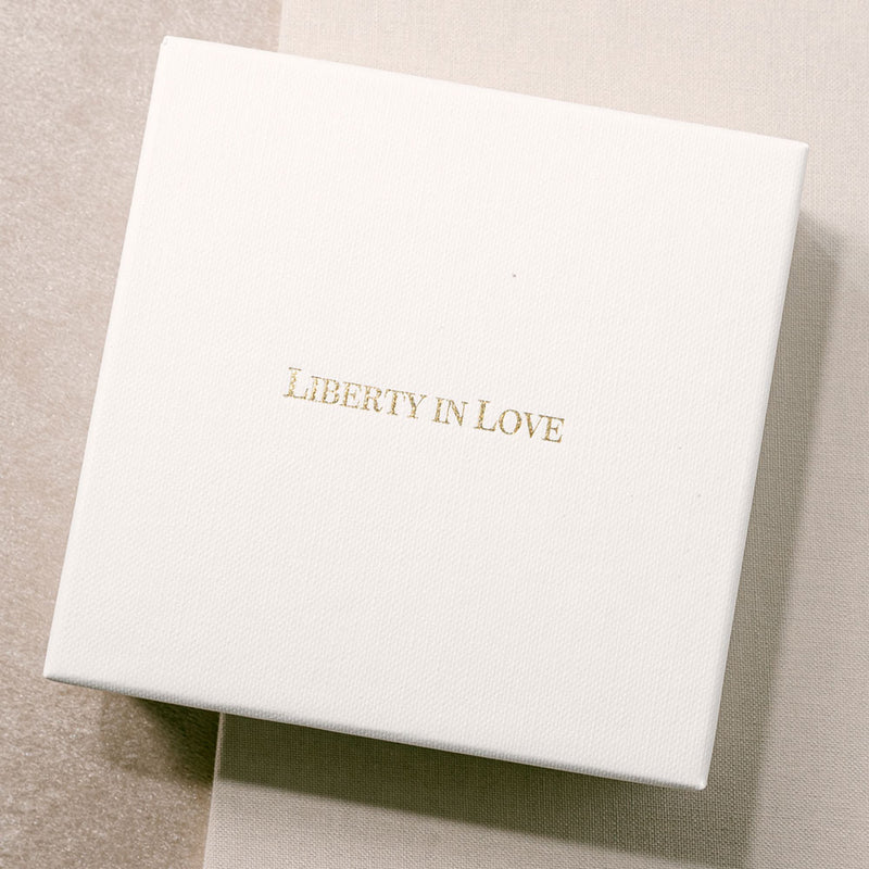 Kapika CZ and teardrop pearl earrings (rose gold) - Liberty in Love