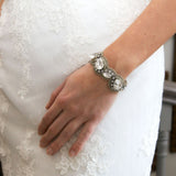 Liberty swarovski gemstone and beaded bracelet - Liberty in Love