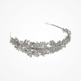 Lillian crystal embellished blossom and leaves headpiece - Liberty in Love