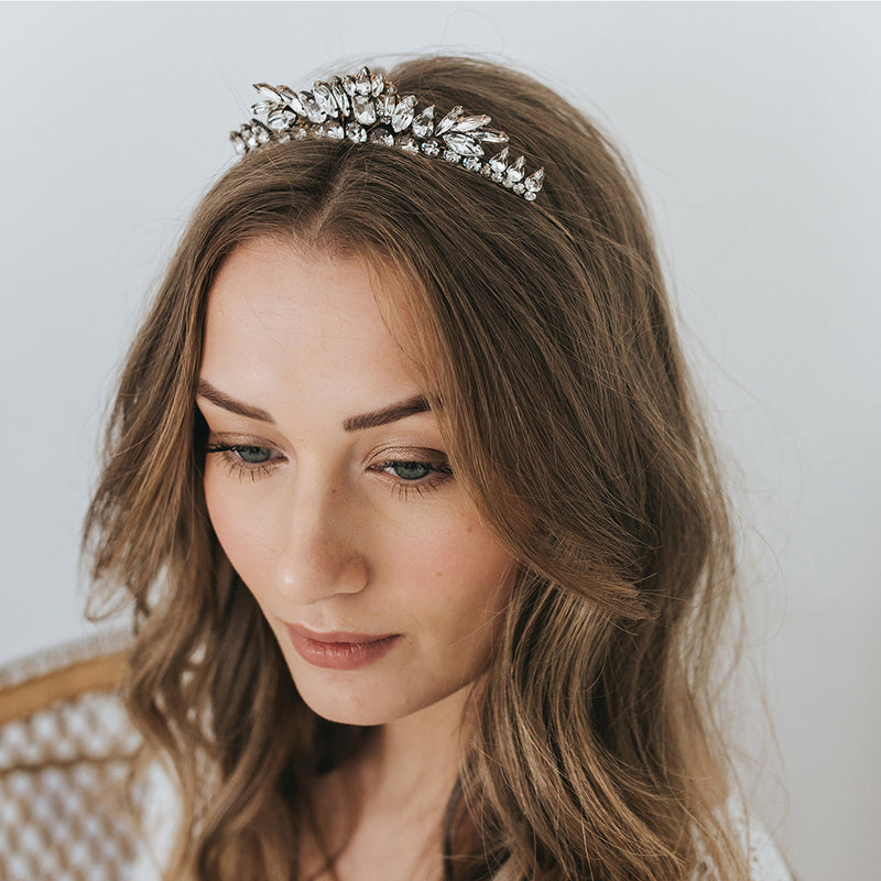 Lily of the valley crystal headpiece - Liberty in Love