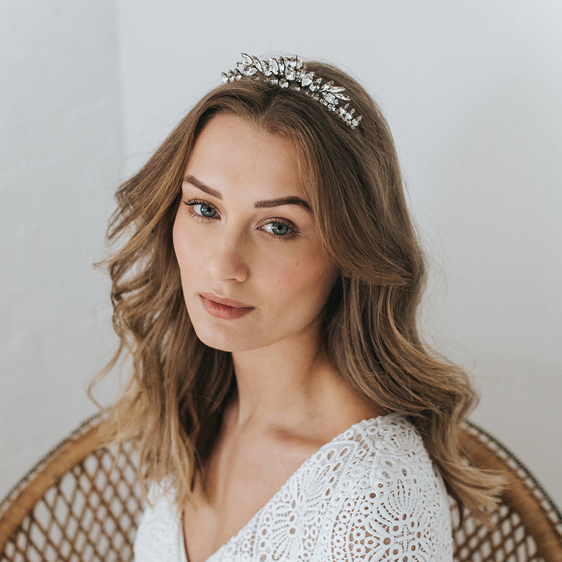 Lily of the valley crystal headpiece - Liberty in Love
