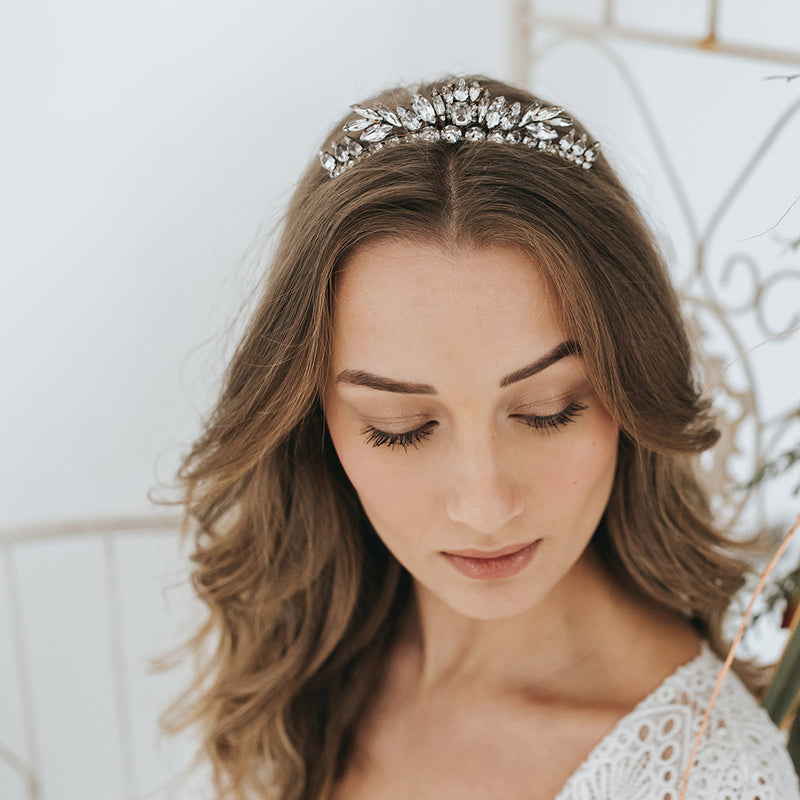 Lily of the valley crystal headpiece - Liberty in Love