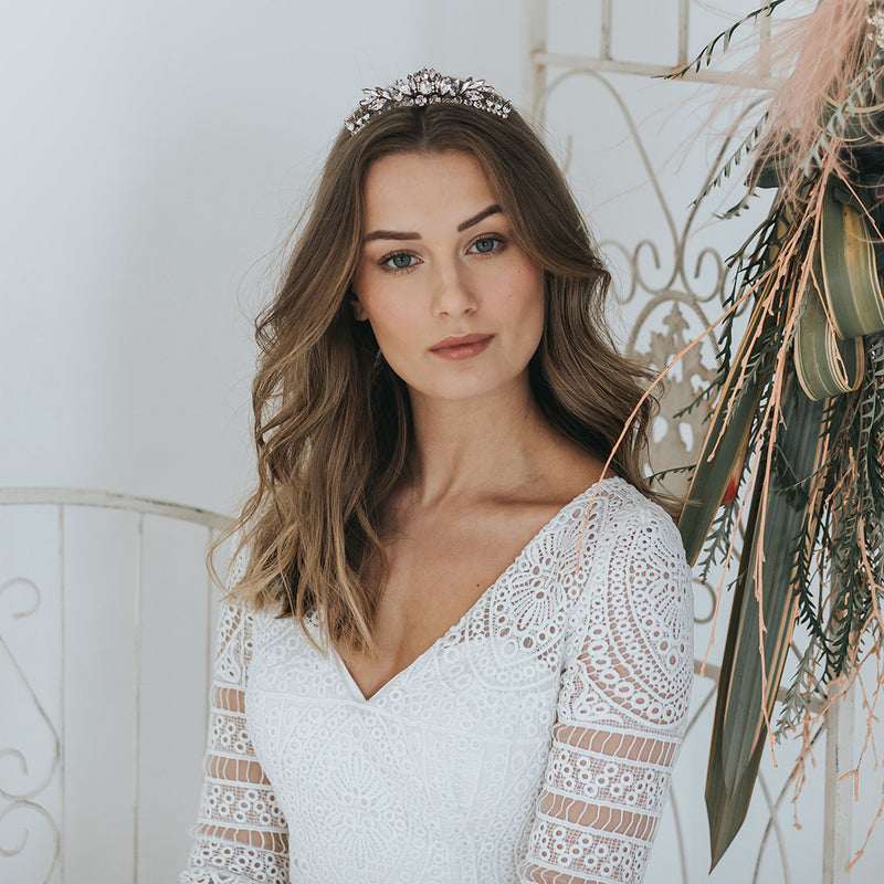 Lily of the valley crystal headpiece - Liberty in Love