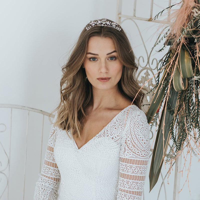 Lily of the valley crystal headpiece - Liberty in Love