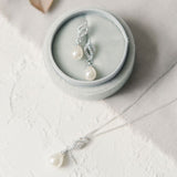 Lisbon crystal embellished pearl pendant - Liberty in Love