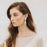 Liz crystal bridal statement earrings - Liberty in Love