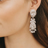 Liz crystal bridal statement earrings - Liberty in Love