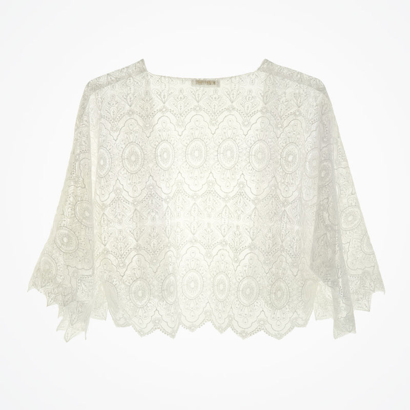 Lola vintage lace bridal jacket - Liberty in Love
