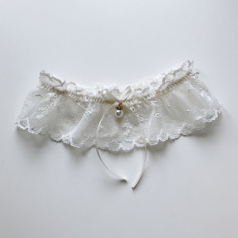 Lolita pearl droplet lace garter - Liberty in Love