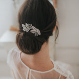 London crystal embellished leaves and sprigs hair comb - Liberty in Love