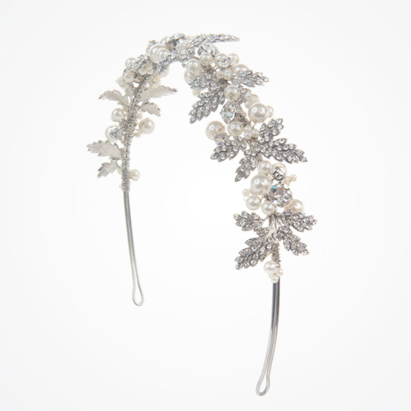 London leaves and pearl clusters headband - Liberty in Love