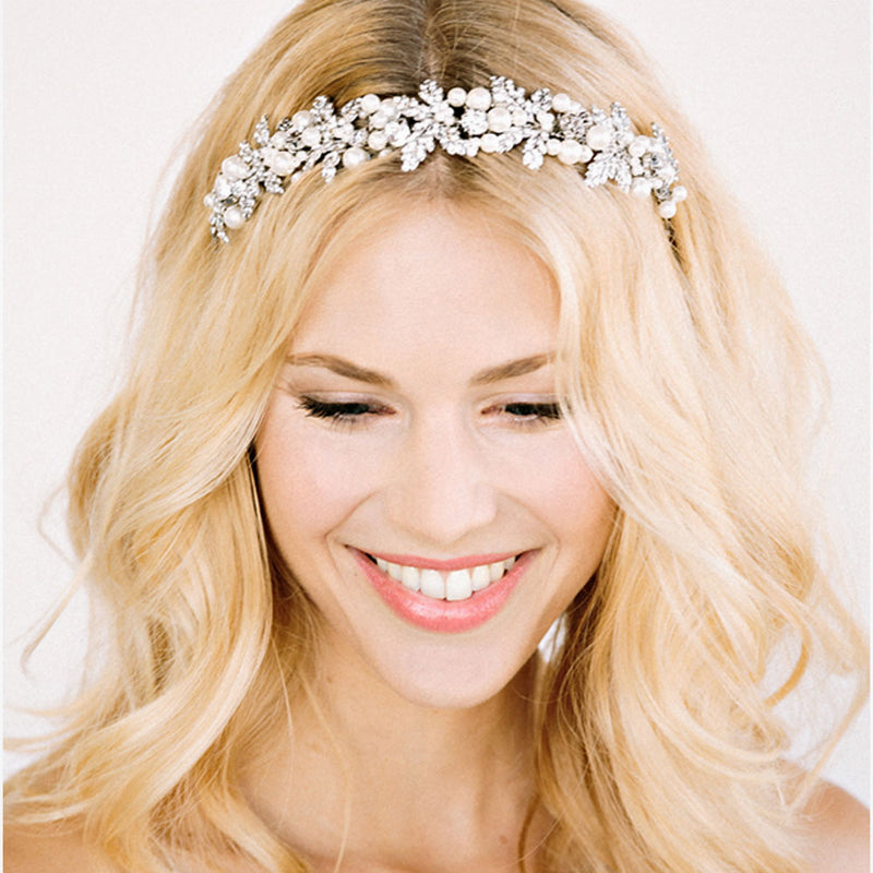 London leaves and pearl clusters headband - Liberty in Love