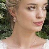 Long island rose gold drop earrings - Liberty in Love