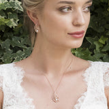 Long island rose gold leaf pendant - Liberty in Love