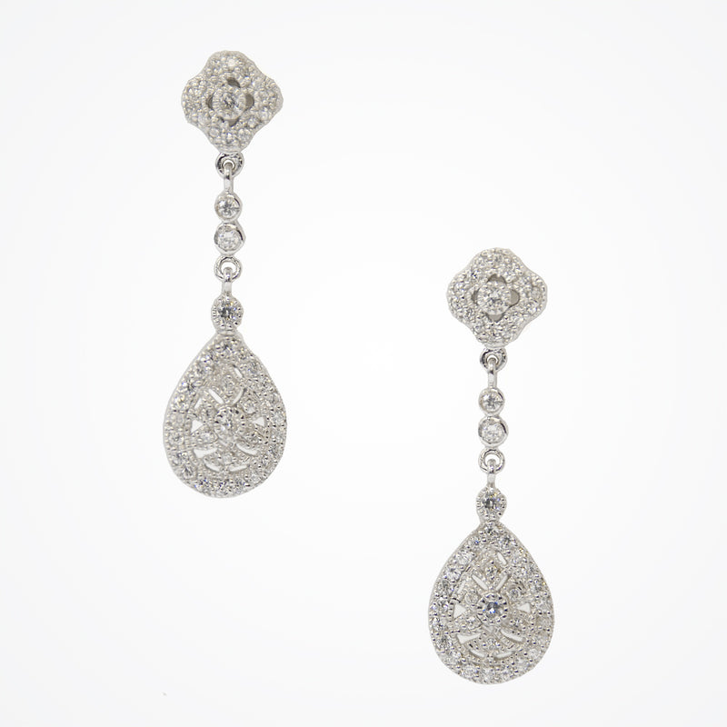 Crystal drop earrings - Liberty in Love
