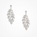 Lorne crystal leaf drop earrings - Liberty in Love