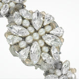Love pearl and sand opal crystal headdress - Liberty in Love