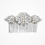 Love pearl and sand opal crystal comb (large) - Liberty in Love