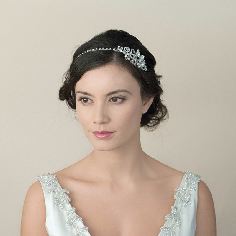 Lucille floral side headpiece - Liberty in Love