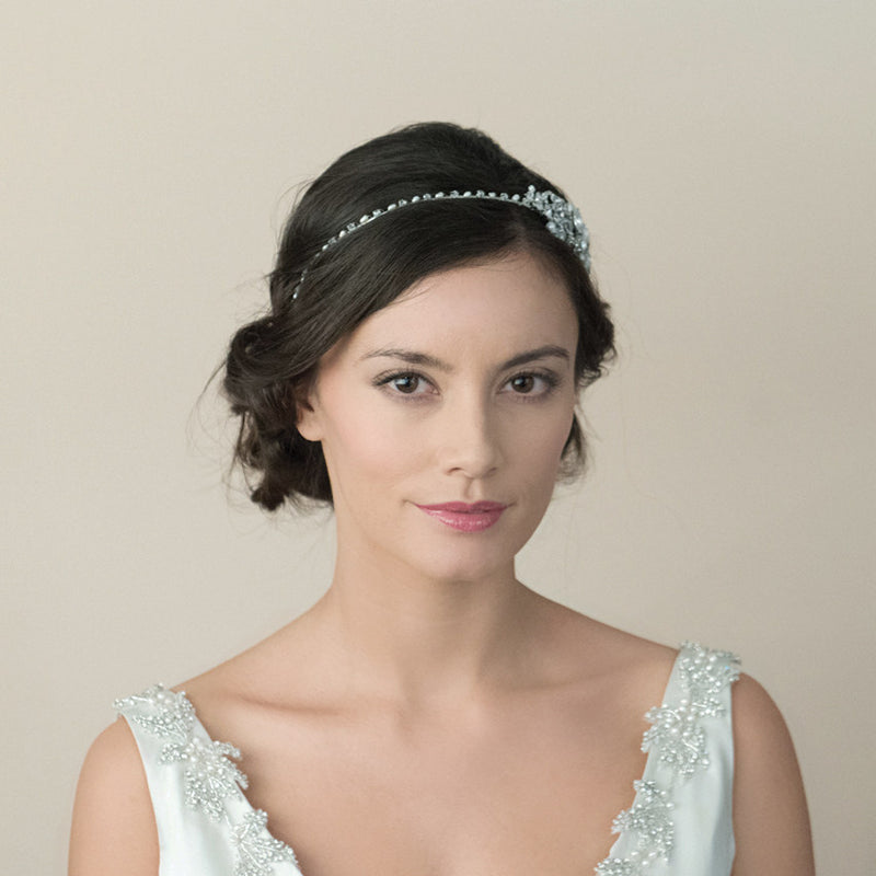 Lucille floral side headpiece - Liberty in Love