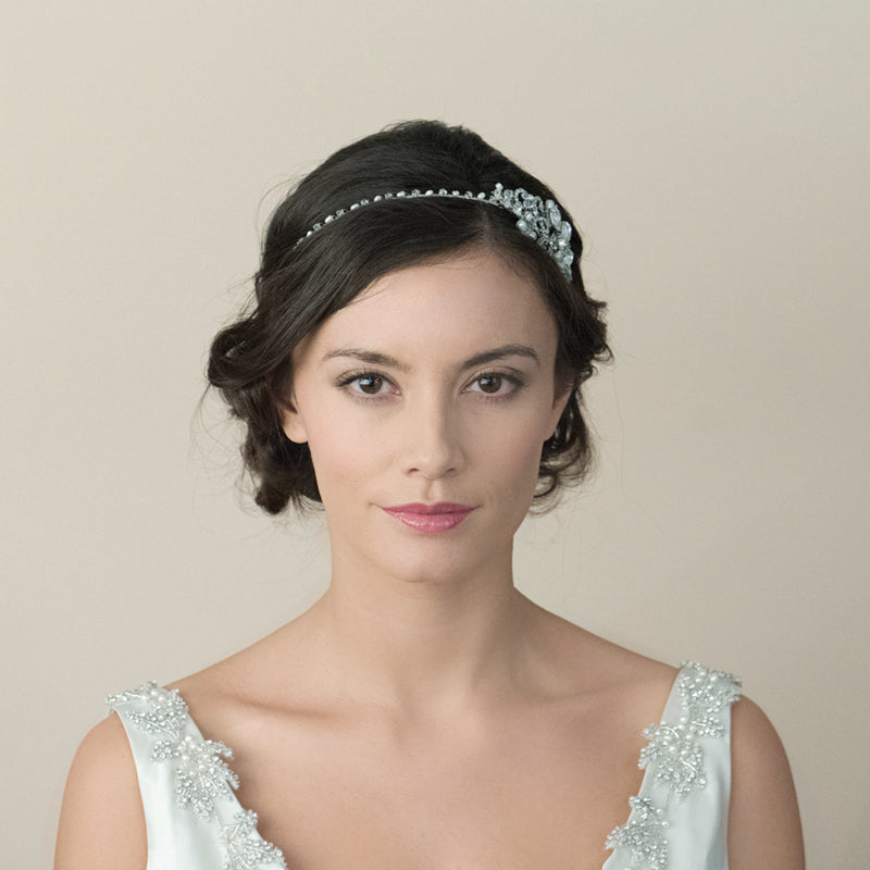Lucille floral side headpiece - Liberty in Love