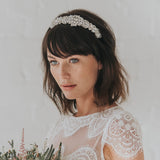 Luella navette and pear crystal headpiece - Liberty in Love