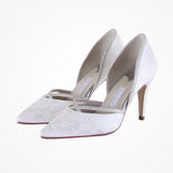 Luisa floral satin d'orsay courts - Liberty in Love