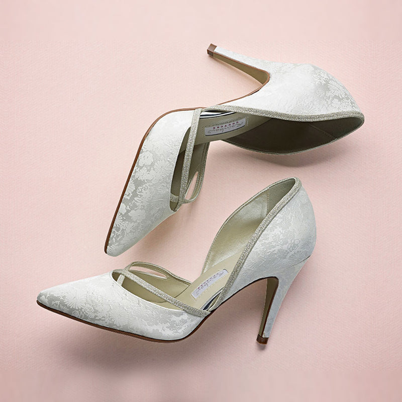 Luisa floral satin d'orsay courts - Liberty in Love