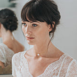 Luna single pearl chain choker necklace - Liberty in Love