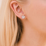 Lux crystal bridal stud earrings - Liberty in Love