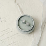 Lux crystal bridal stud earrings - Liberty in Love