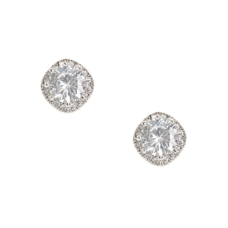 Lux crystal bridal stud earrings - Liberty in Love