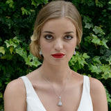 Luxembourg dainty drop pendant necklace - Liberty in Love