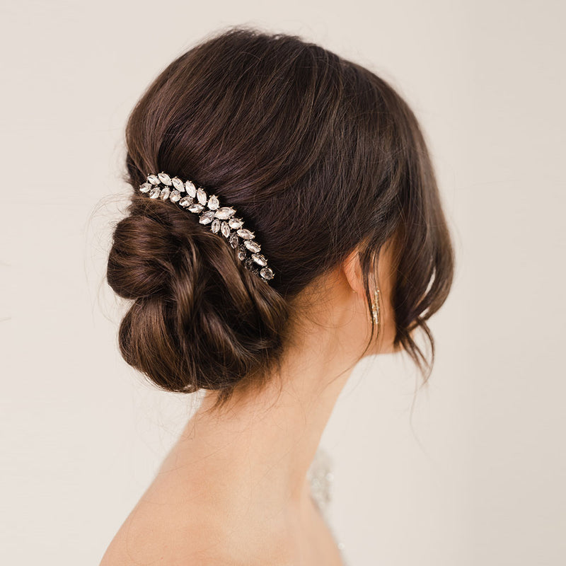 Lyra crystal embellished hair comb - Liberty in Love