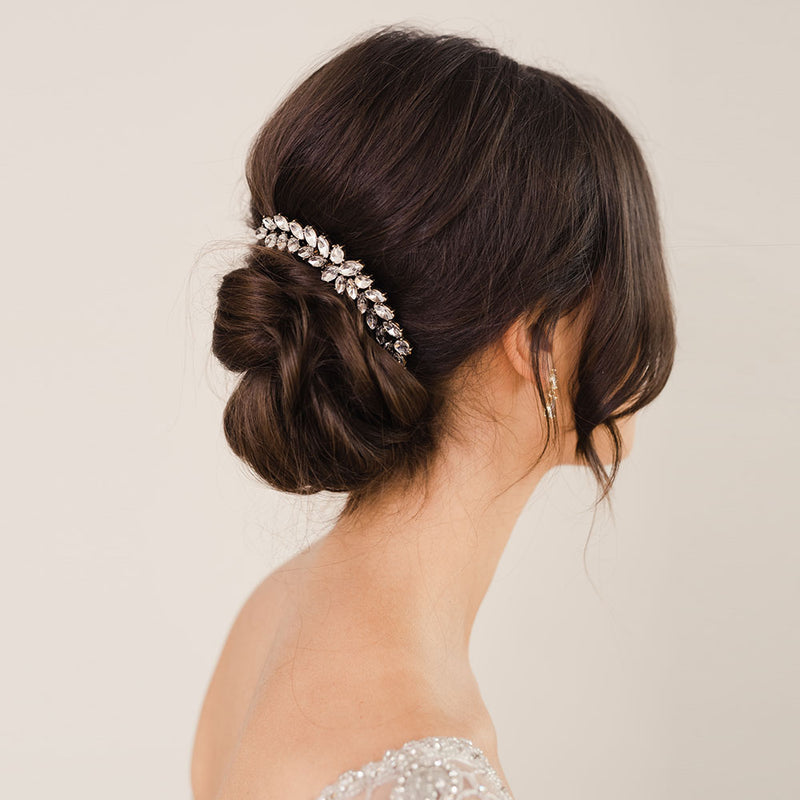 Lyra crystal embellished hair comb - Liberty in Love