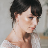 Mabel rose gold pearl earrings - Liberty in Love