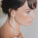Mabel rose gold pearl earrings - Liberty in Love