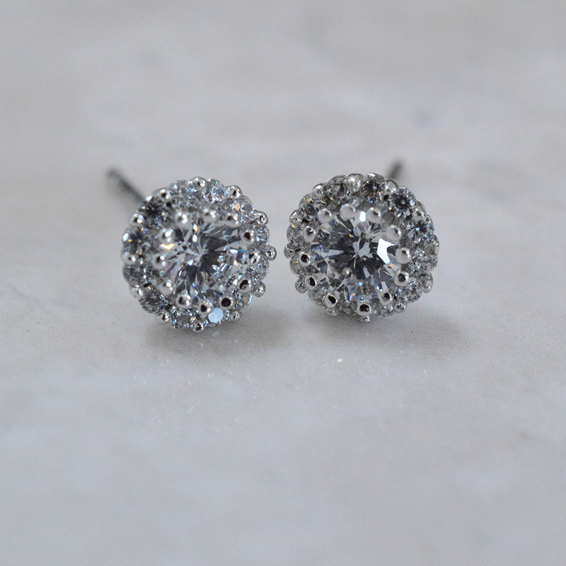 Madeira bridal crystal stud earrings - Liberty in Love