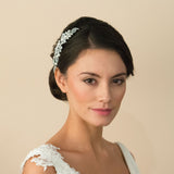 Madrid pearl blossom and leaves hair comb - Liberty in Love