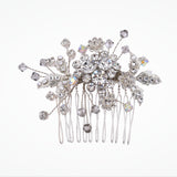 Madrid crystal sprigs and leaves bridal hair comb - Liberty in Love