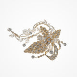 Maggie gold ivy leaf hair clip - Liberty in Love