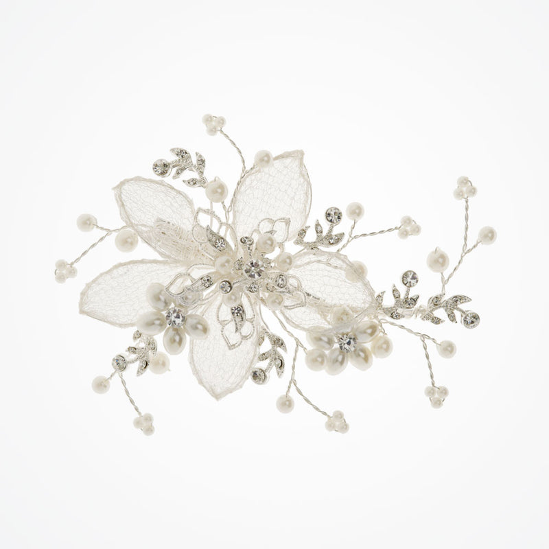Magnolia floral hair clip - Liberty in Love