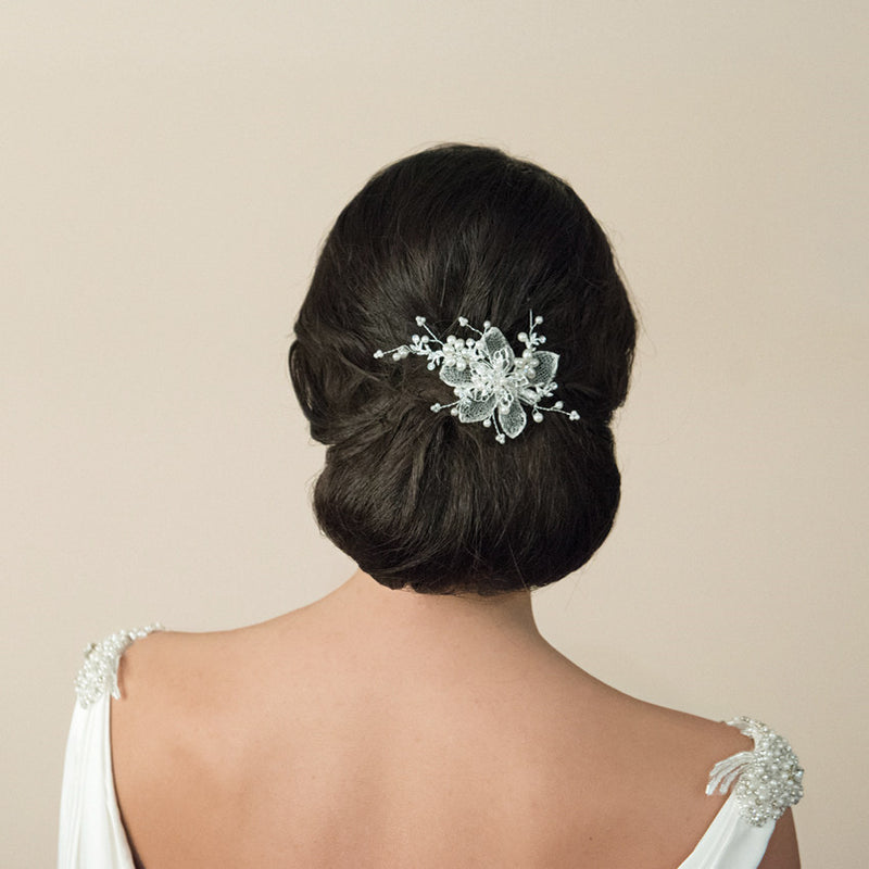 Magnolia floral hair clip - Liberty in Love