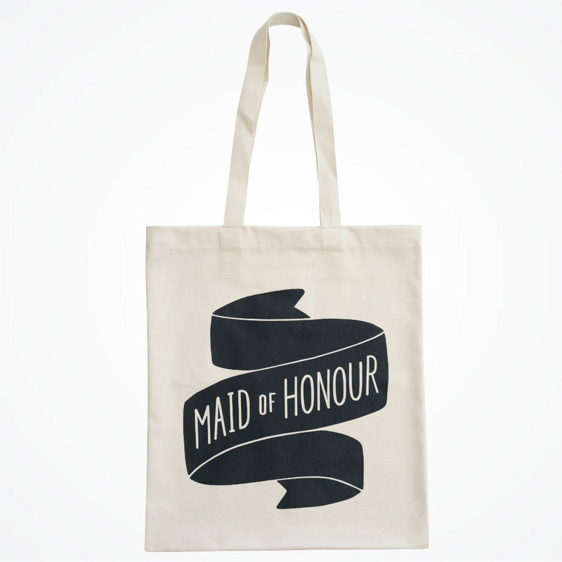 Maid of honour tote bag (black) - Liberty in Love