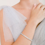 Maisie crystal hearts bracelet - Liberty in Love